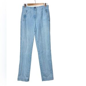 Vanilla Denim Jacky Light Blue Denim Stretch Jeans Pants Italian Clothing Brand